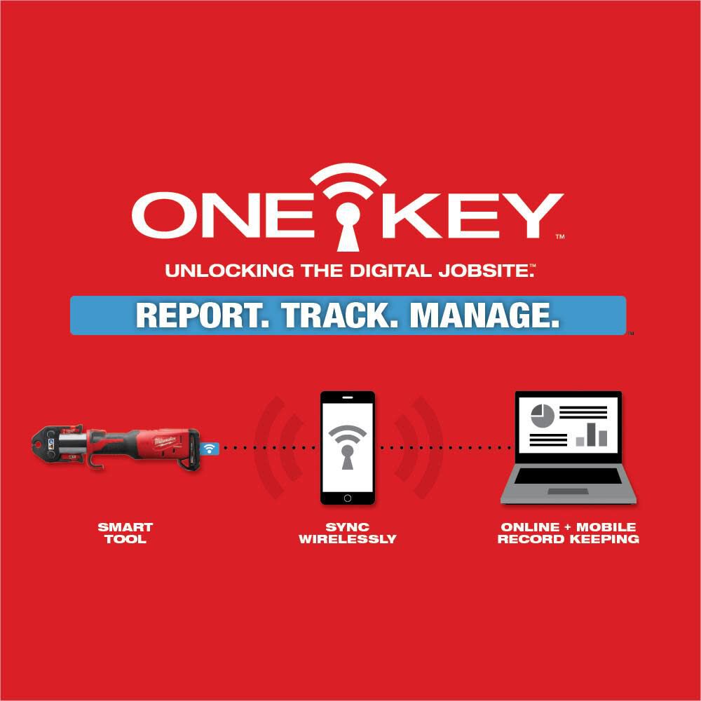 Milwaukee M18 FORCE LOGIC Press Tool Kit with One-Key with 1/4inch-7/8inch Streamline ACR Jaws, large image number 9