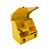 DEWALT 15 Inch x 10 Inch Steel Portable Tool Box, Yellow, small image number 4
