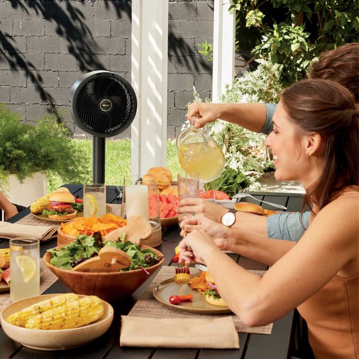 Shark FlexBreeze 110V 36W 3A Outdoor or Indoor Fan with InstaCool Dark Gray, large image number 1
