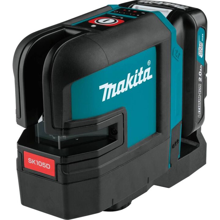 Makita 12V max CXT Self Leveling Cross Line Red Beam Laser Kit, large image number 7