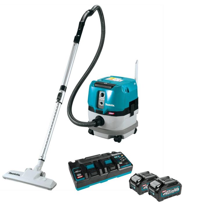 Makita 40V max XGT 2.1 Gallon Wet/Dry Dust Extractor/Vacuum Kit