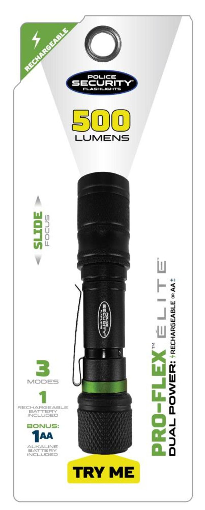 Police Security Pro Flex Flashlight, large image number 1