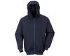 Portwest Navy Fire Resistant Zipper Front Hooded Sweatshirt - Medium, small image number 1