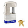 Master Lock 1-9/16 in Width Keyed Alike Laminated Steel Pin Tumbler Padlock, small image number 1