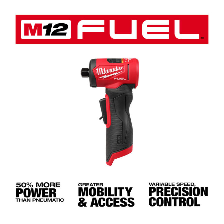 Milwaukee M12 FUEL 1/4 Inch Right Angle Die Grinder (Bare Tool), large image number 6