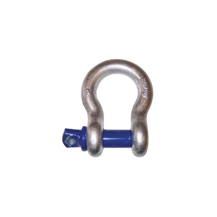 Peerless Chain Forged Carbon Screw Pin Anchor Shackle, 1/2in, 4000lbs