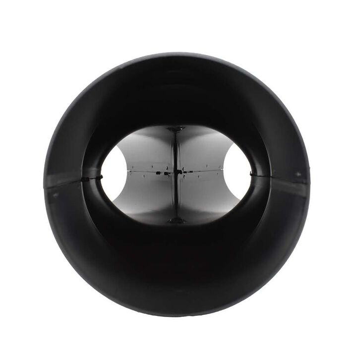 Big Horn 4 x 2-1/2 Inch Black Plastic Two-Way Tube Coupler Adapter, large image number 4