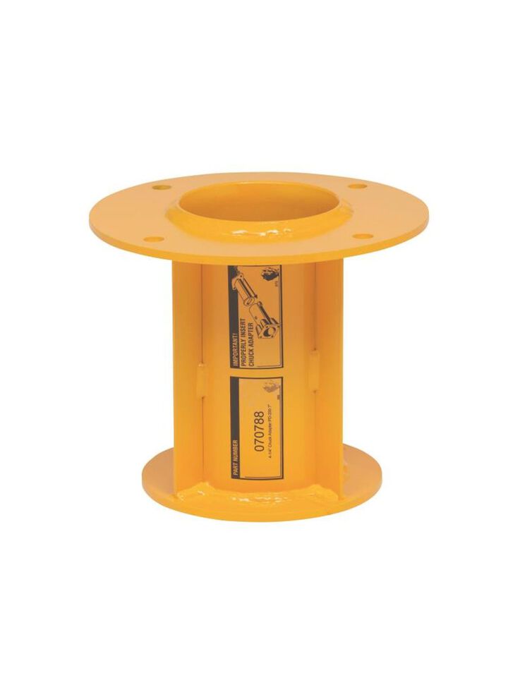 Rhino Tool 4-1/4 in Chuck Adapter - for Rhino PD-200 (requires 7 in Master Chuck Assembly)