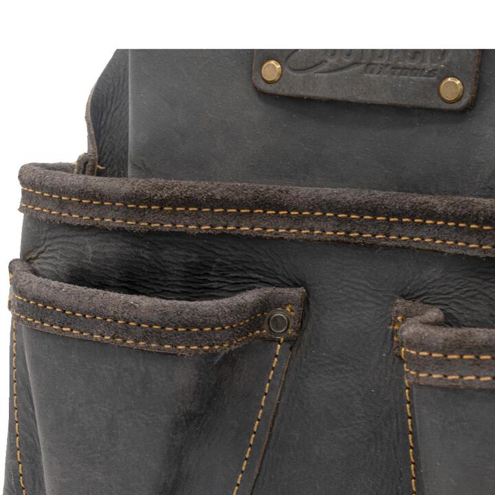 Ox Tools 4-Pocket Rooferfts Pouch Oil Tanned Leather, large image number 1