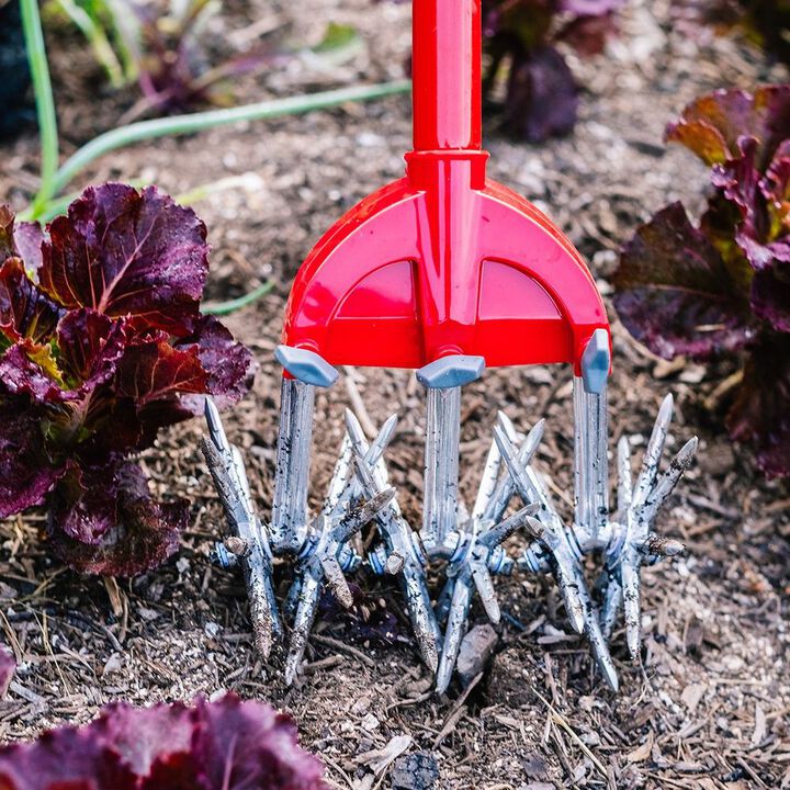 Garden Weasel 54.5 Inch Height Durable Steel 4-IN-1 Tiller/Cultivator, large image number 2