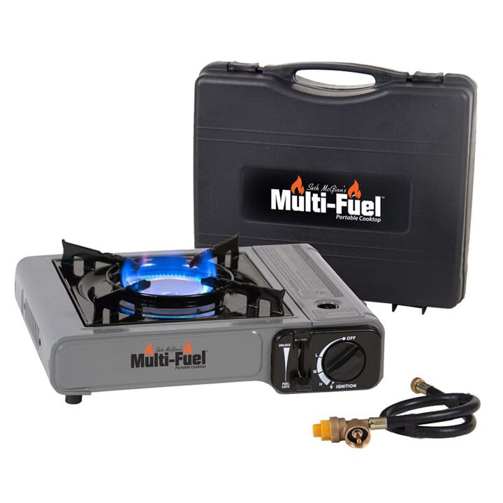 Cancooker Multi Fuel Portable Cooktop Black/Gray