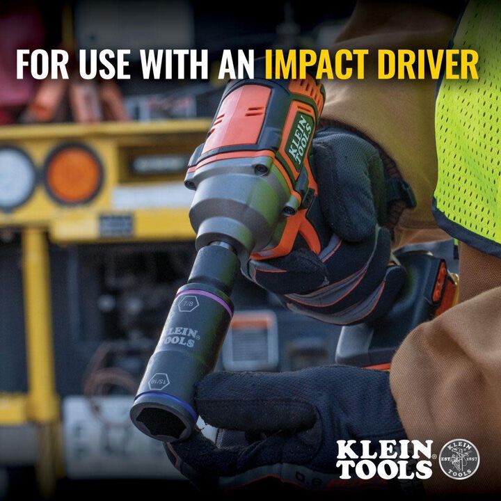 Klein Tools Flip Impact Socket Set 7pc, large image number 2