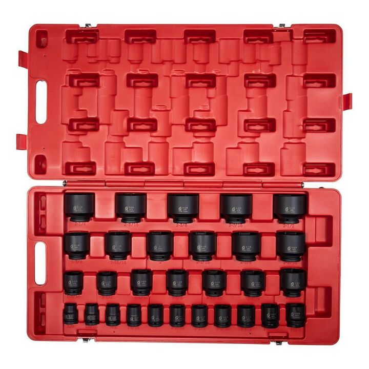 Sunex 3/4 In. Drive 29 pc. SAE Standard Impact Socket Set