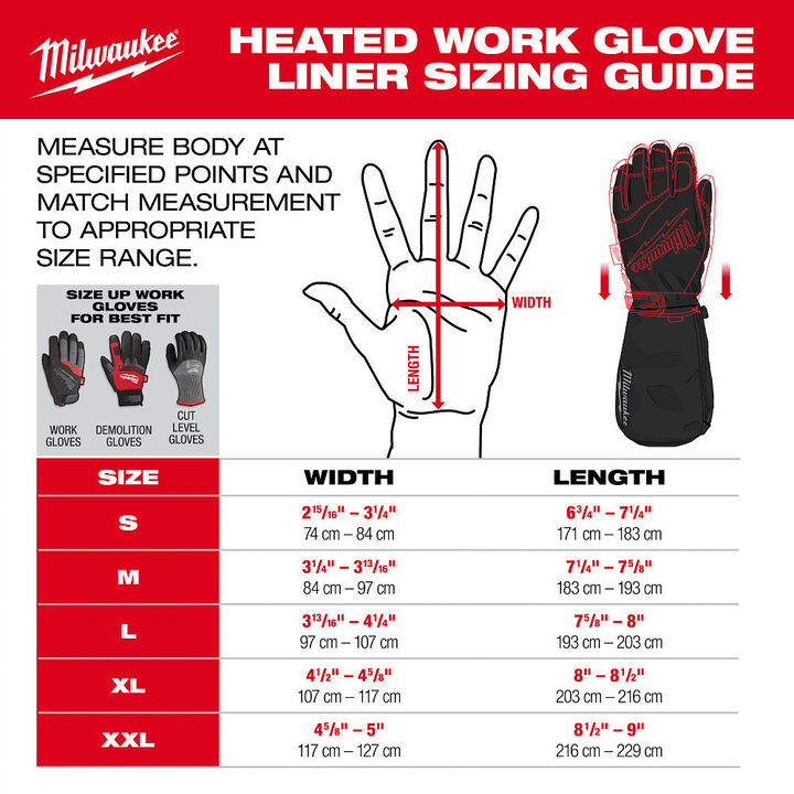 Milwaukee Heated Work Glove Liner, large image number 8