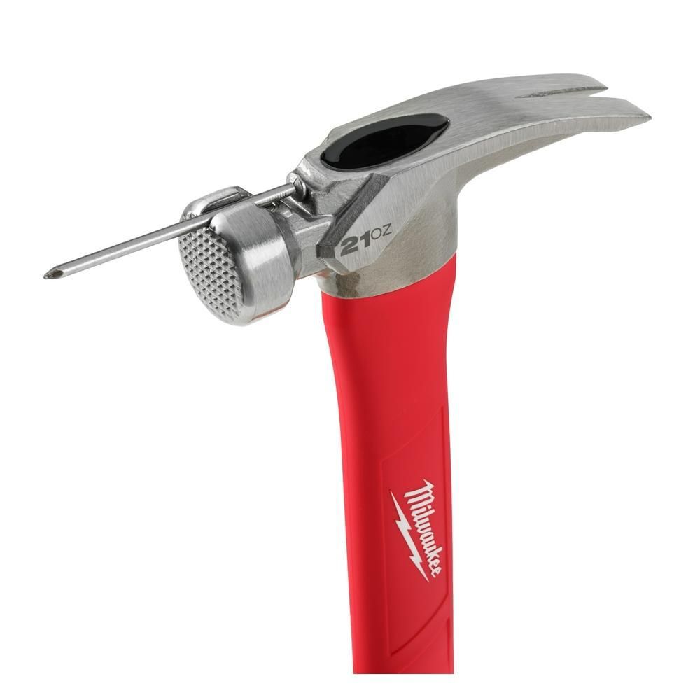 Milwaukee 21oz Milled Face Poly/Fiberglass Handle Hammer, large image number 10