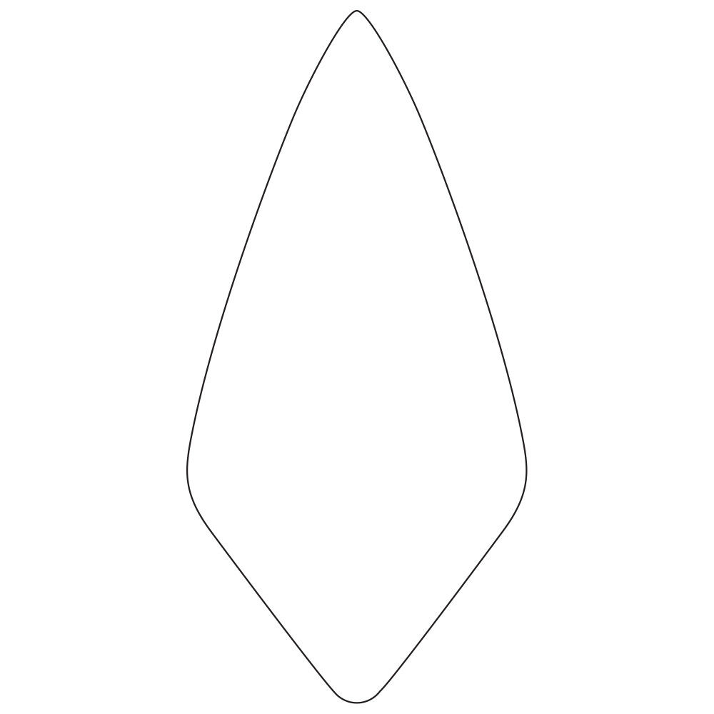 Kraft Tool Co 11 Inch Narrow London Brick Trowel with Plastic Handle, large image number 2