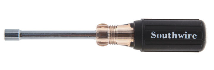 Southwire 7/16in Comfort Grip Hollow-Shaft Nut Driver with 3in Shank