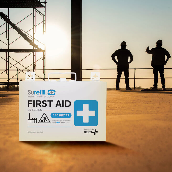 Aero Healthcare SUREFILL 25 Series All Purpose First Aid Kit - Metal Case, large image number 3