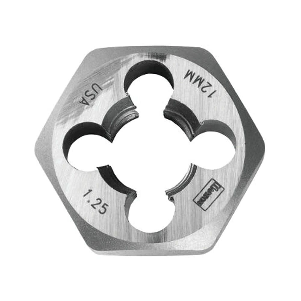 Irwin Hanson 12 mm x 1.75 Inch High Carbon Steel Hexagon Metric Die, large image number 1