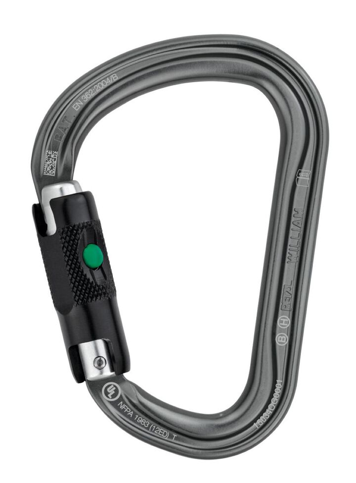 Petzl BALL-LOCK H-Frame Carabiner, NFPA