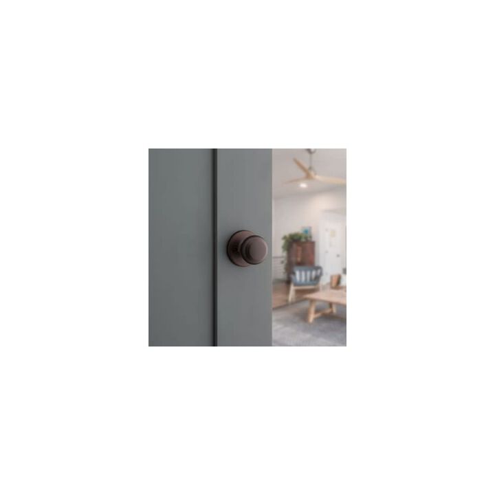 Kwikset Venetian Bronze Hall/Closet Cove Passage Door Knob, large image number 4