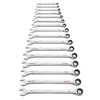 GEARWRENCH 16 pc 120XP Universal Spline Sae XL Combination Ratcheting Wrench Set, small image number 1