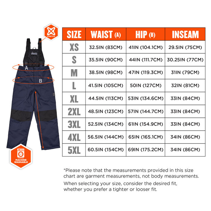 Ergodyne N-Ferno 6462 Insulated Freezer Bib Overalls XL, large image number 5