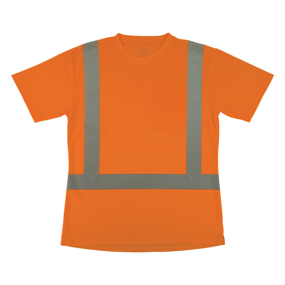 Ergodyne GloWear 8274 Womens Essential Class 2 Short Sleeve T-Shirt Hi-Vis Orange 3XL, large image number 7
