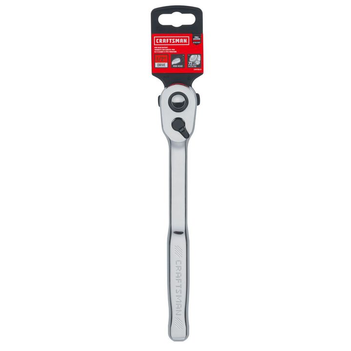CRAFTSMAN Ratchet, Minihead, Sea, 1/2 Inch Drive, large image number 2