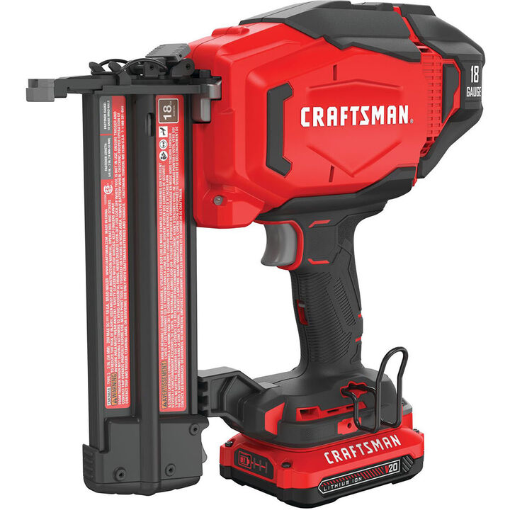 CRAFTSMAN V20 18 Gauge Cordless Brad Nailer 1 Battery Kit
