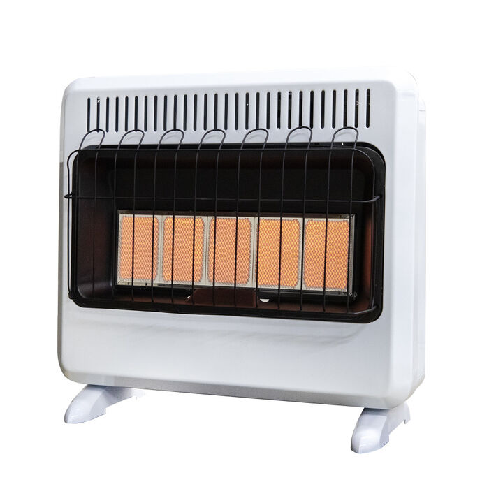 Heatstar 30000 BTU Vent Free Radiant Propane Heater with Thermostat and Blower
