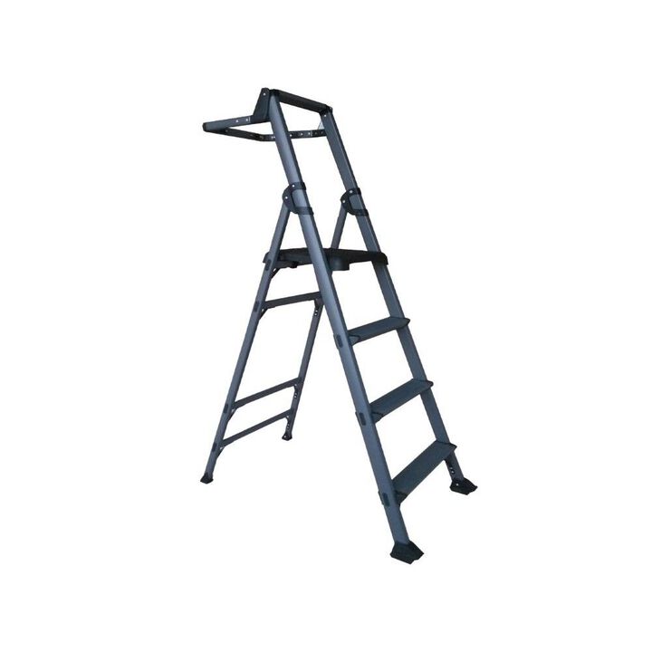 Xtend and Climb Modstep 300 Lbs 4-Step Platform Step Ladder with Handle