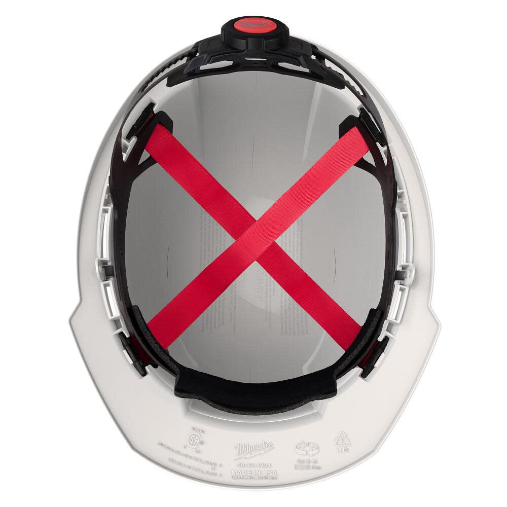 Milwaukee Black Front Brim Vented Hard Hat with 4pt Ratcheting Suspension Type 1 Class C & BOLT Cooling Fan Bundle, large image number 8