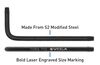 Vega Hex L-Key Set - Metric, Short, 10 Piece, small image number 2