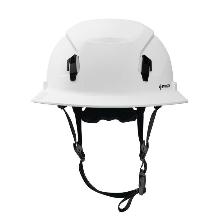 Studson Full Brim Non-Vented Safety Helmet Type 2 Class E White North America Dual-Certification, large image number 1