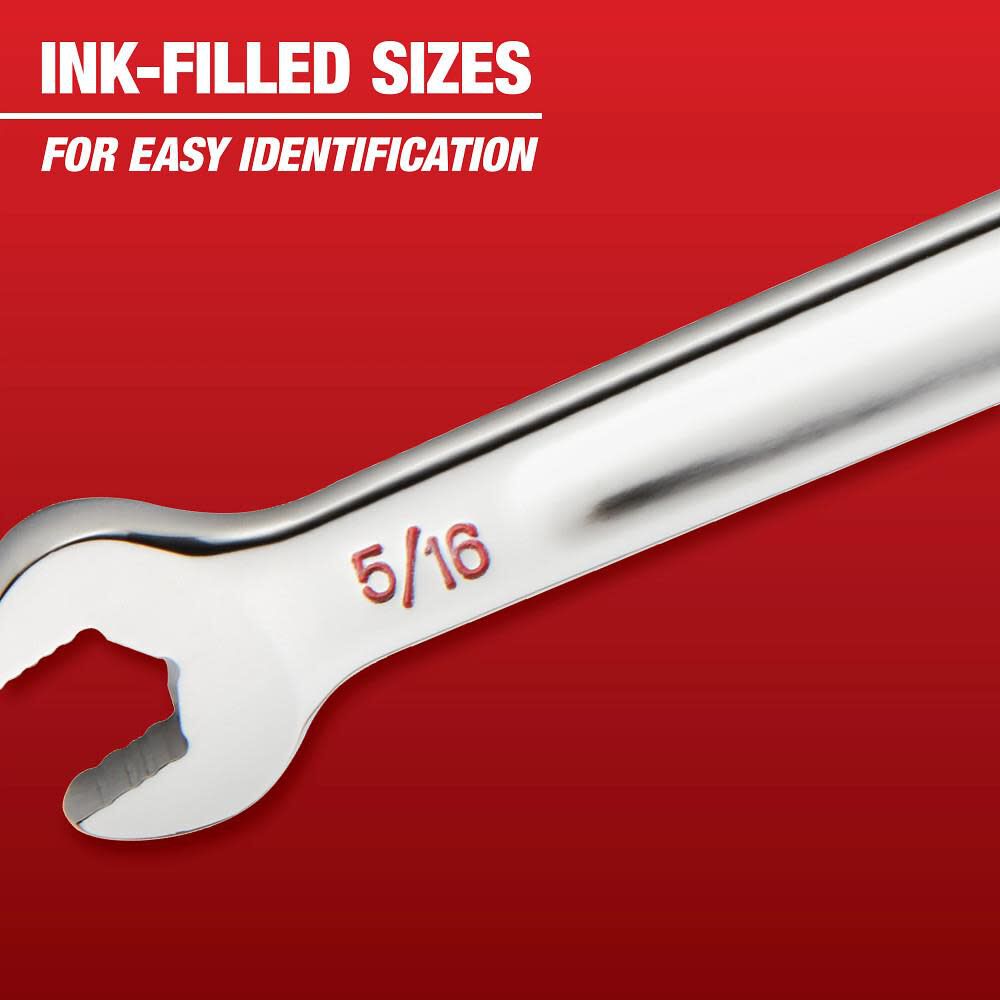 Milwaukee 1 1/16inch Ratcheting Combination Wrench, large image number 6