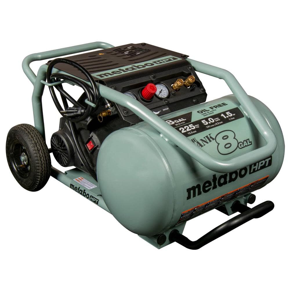 Metabo HPT The Tank 8 Gallon Trolley Air Compressor, large image number 1