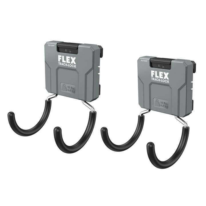 FLEX TRACK LOCK Dual C-Hook 2 Pieces, large image number 0