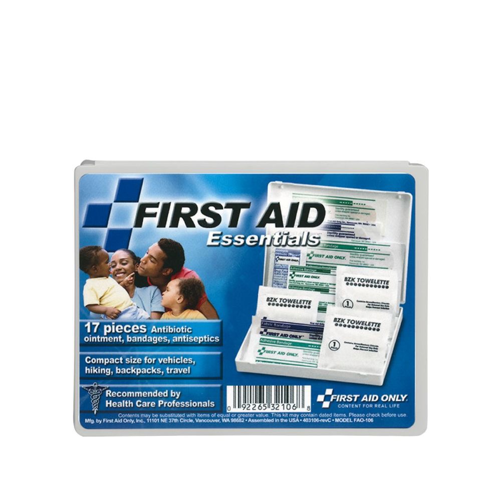 First Aid Only Plastic Case Travel First Aid Kit 16 Piece, large image number 1