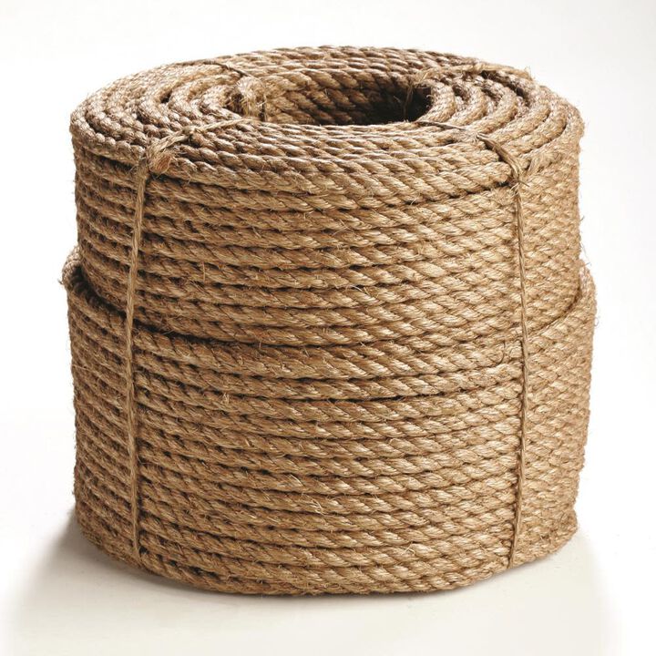 Erin Rope Twisted Manila Rope Carton 1/2' X 600'