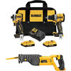 DEWALT 20V MAX Drill Driver/Impact Driver Combo Kit and Reciprocating Saw Bundle, small image number 1