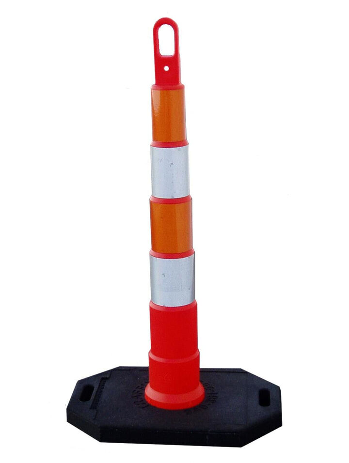 Vizcon Looper Cone 42 Inch Traffic Delineator Cone Fluorescent Orange, large image number 1