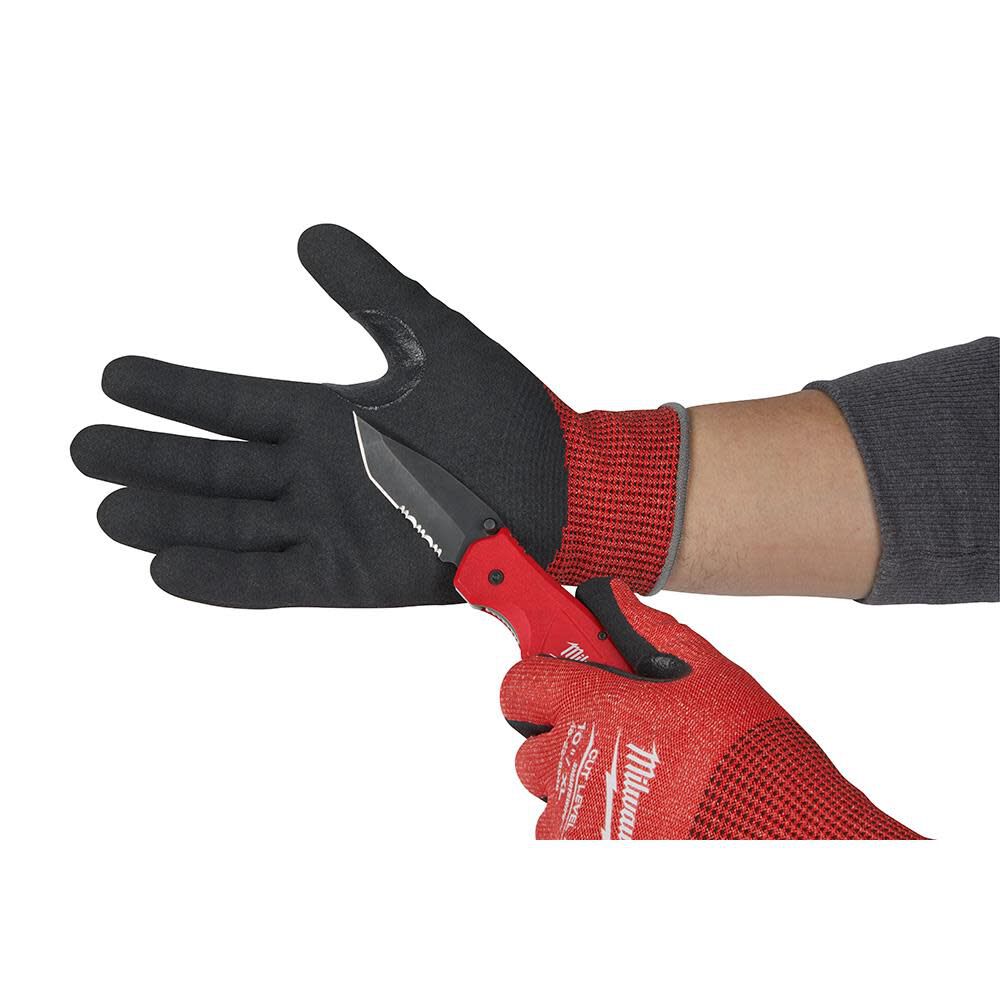 Milwaukee Cut Level 4 Nitrile Gloves Dipped, large image number 7