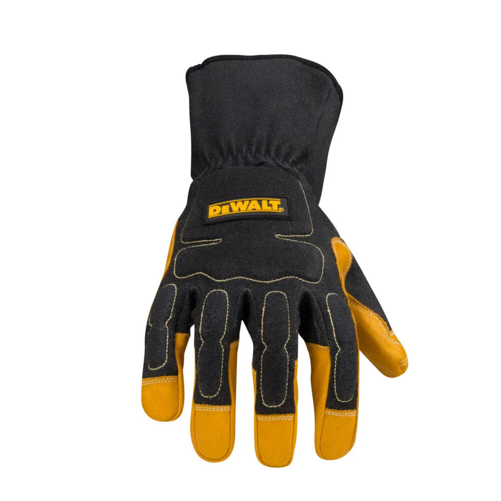 DEWALT Welding Gloves 2X Black/Yellow Premium Leather MIG/TIG, large image number 2