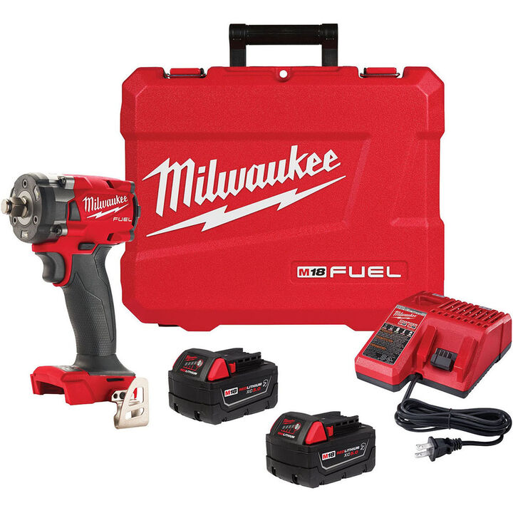 Milwaukee M18 FUEL 1/2inch Compact Impact Wrench with Friction Ring Kit