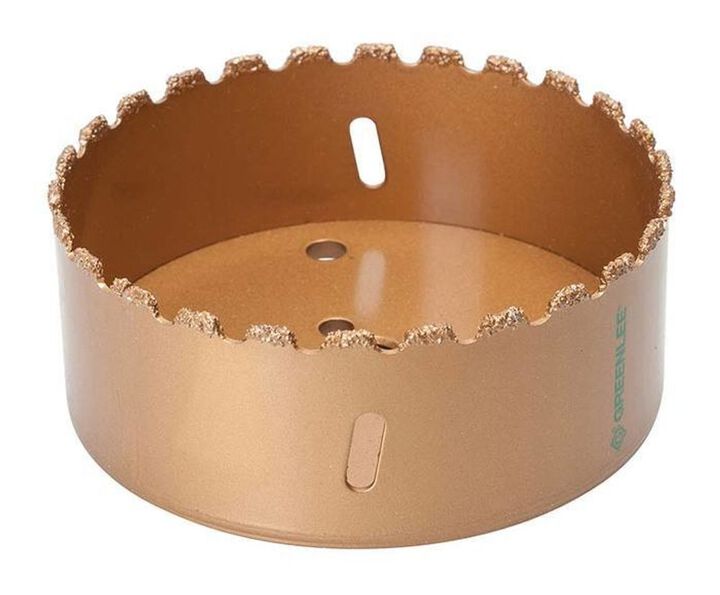 Greenlee 4-1/2 Inch Carbide Grit Hole Saw