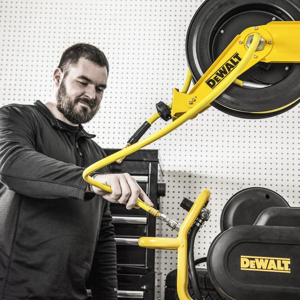 DEWALT 3/8 in. x 50 ft. Double Arm Auto Retracting Air Hose Reel, large image number 7
