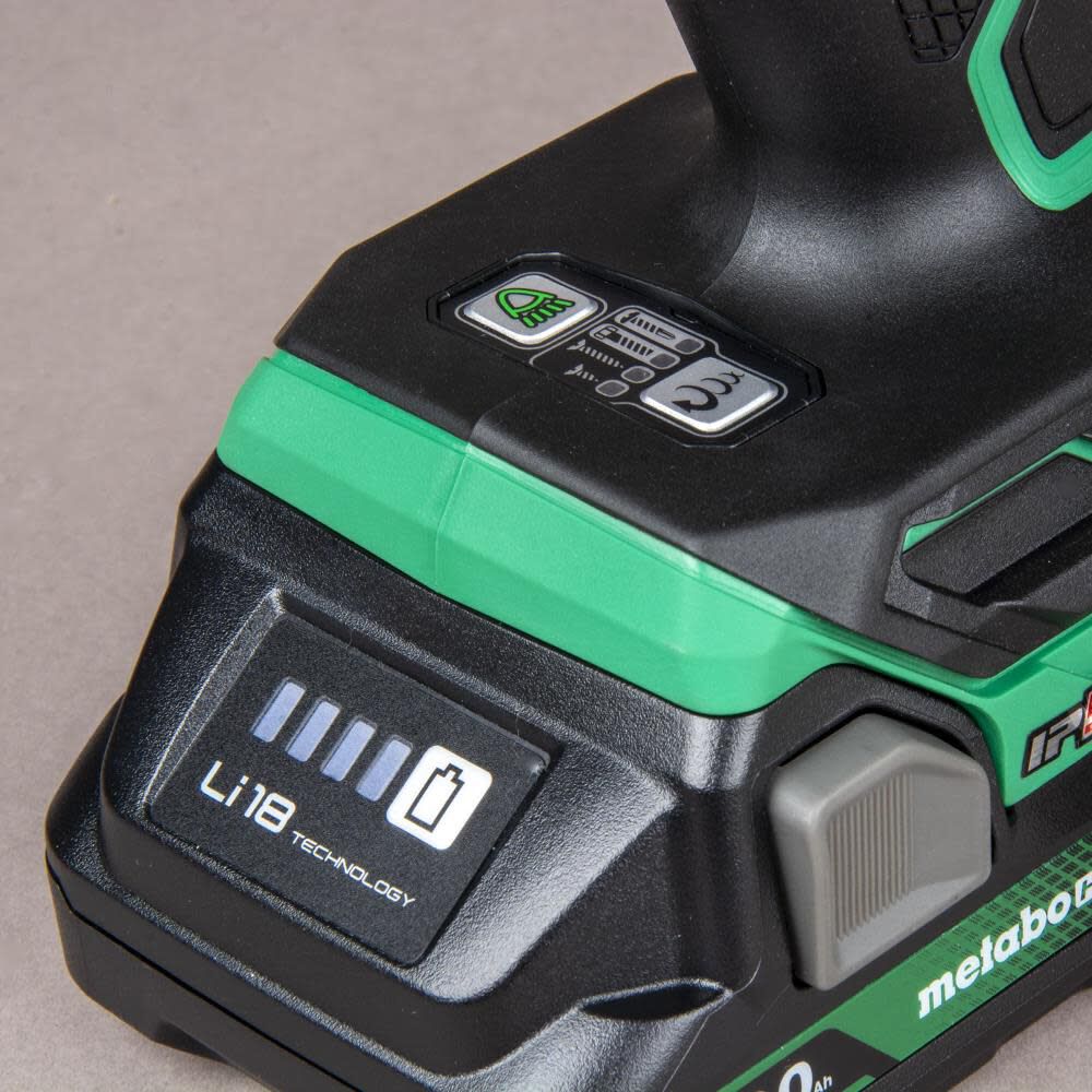 Metabo HPT 18V MultiVolt Cordless Triple Hammer Bolt Impact Driver & 2pk Magnetic Driver Bits No. 2 Square Bundle, large image number 18