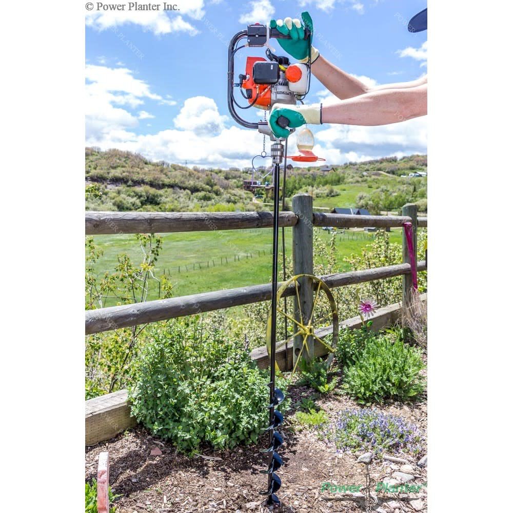 Power Planter 3 Inch x 48 Inch Steel Extended Bulb Auger with HD Tip, large image number 9