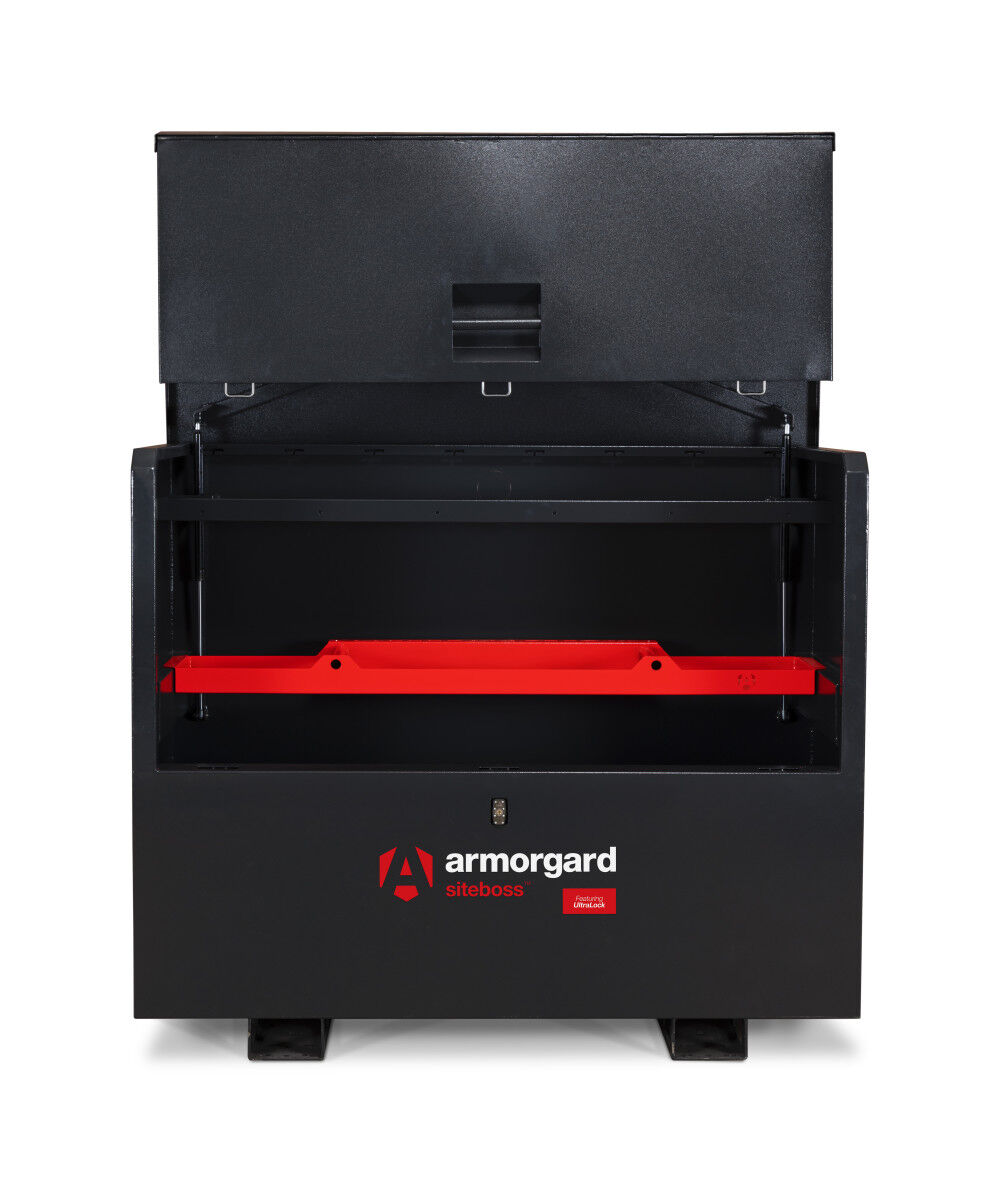 Armorgard SiteBoss Piano Box, 59.8 x 29.9 x 50in, Black, large image number 1